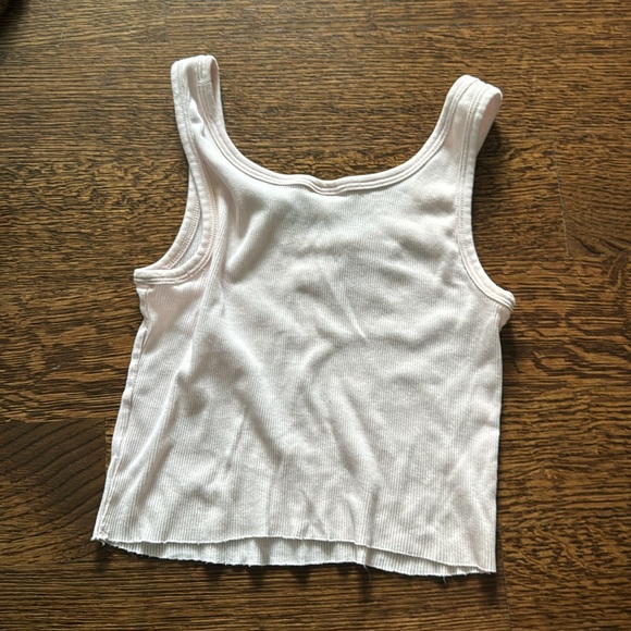 Sunday Best Raw Hem Cropped Tank - Picture 2 of 2